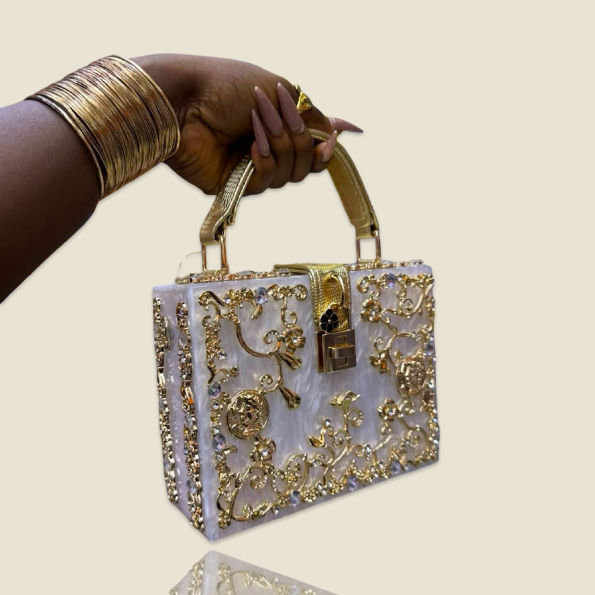 The Gilded Box Bag purse