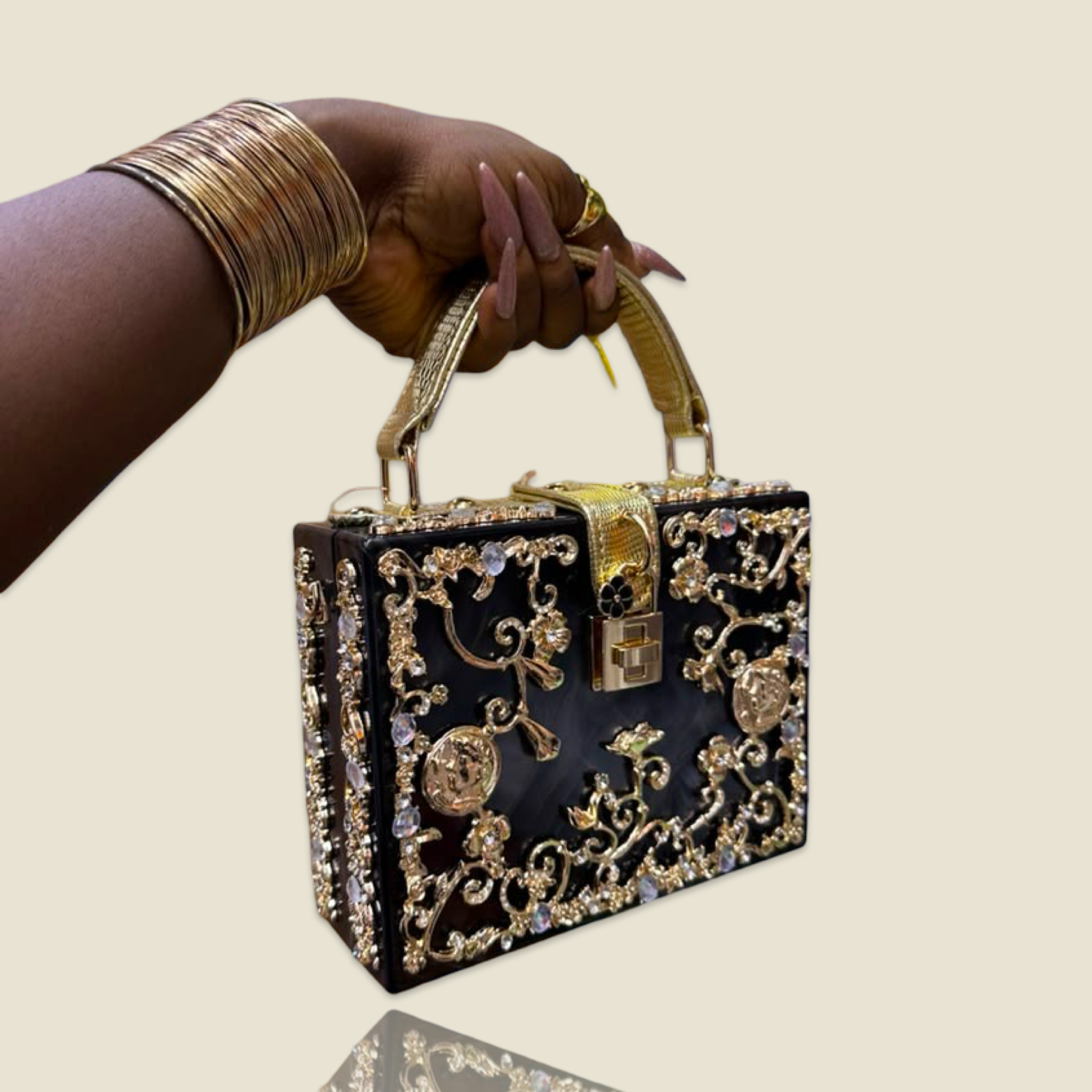 The Gilded Box Bag purse