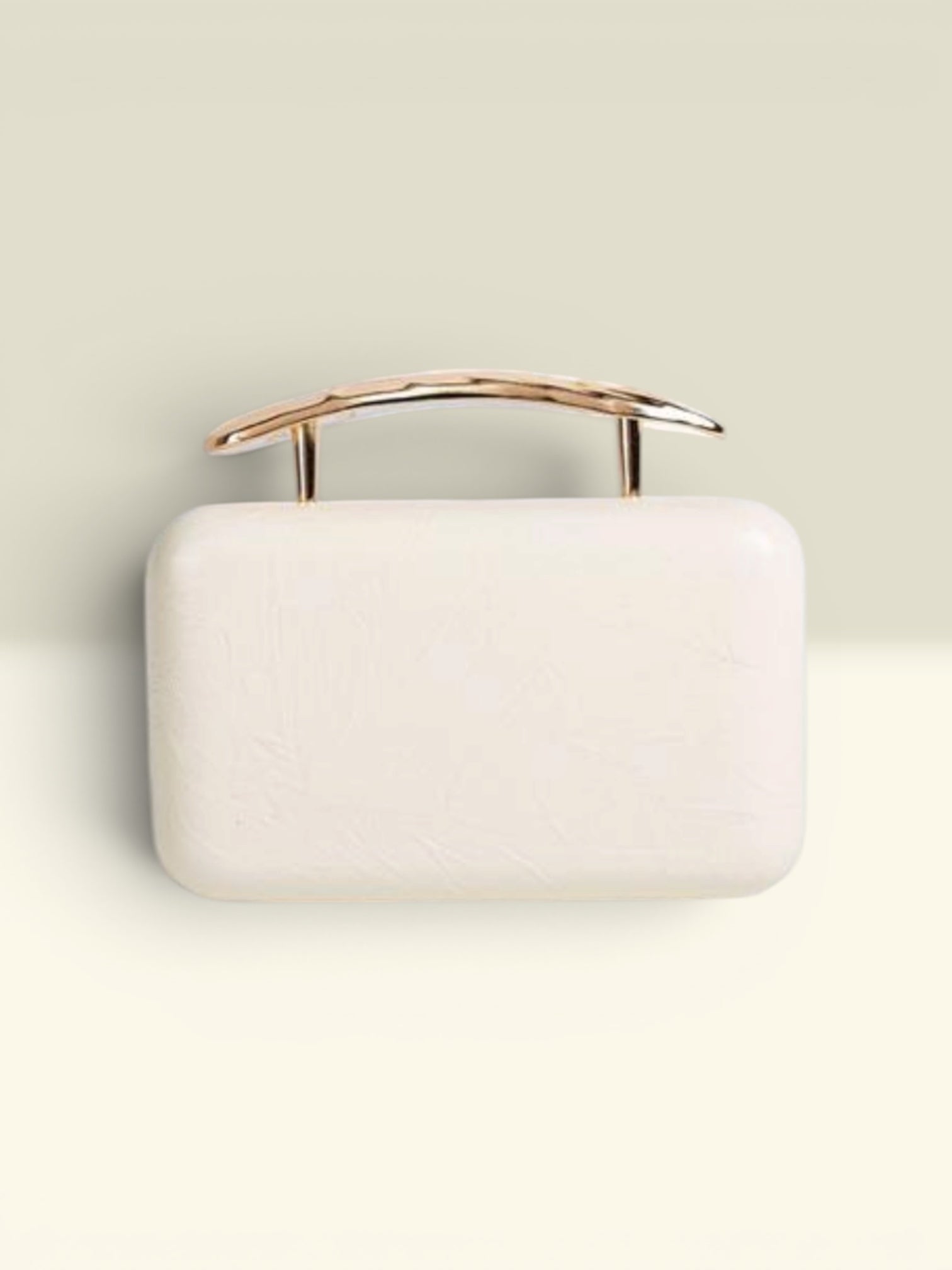 Structured Box purse With Top Handle