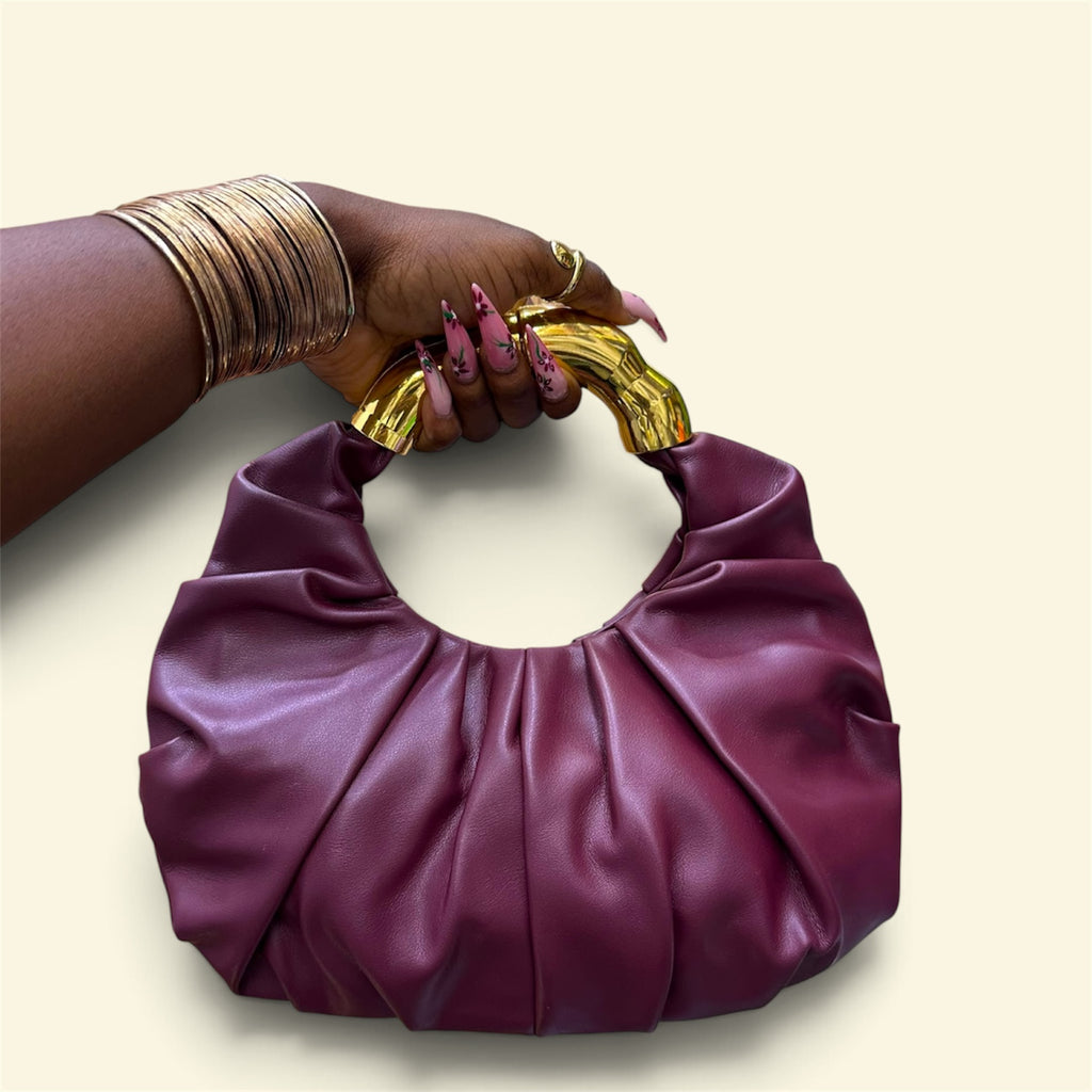 The Aurelia Ruched Handle Bag