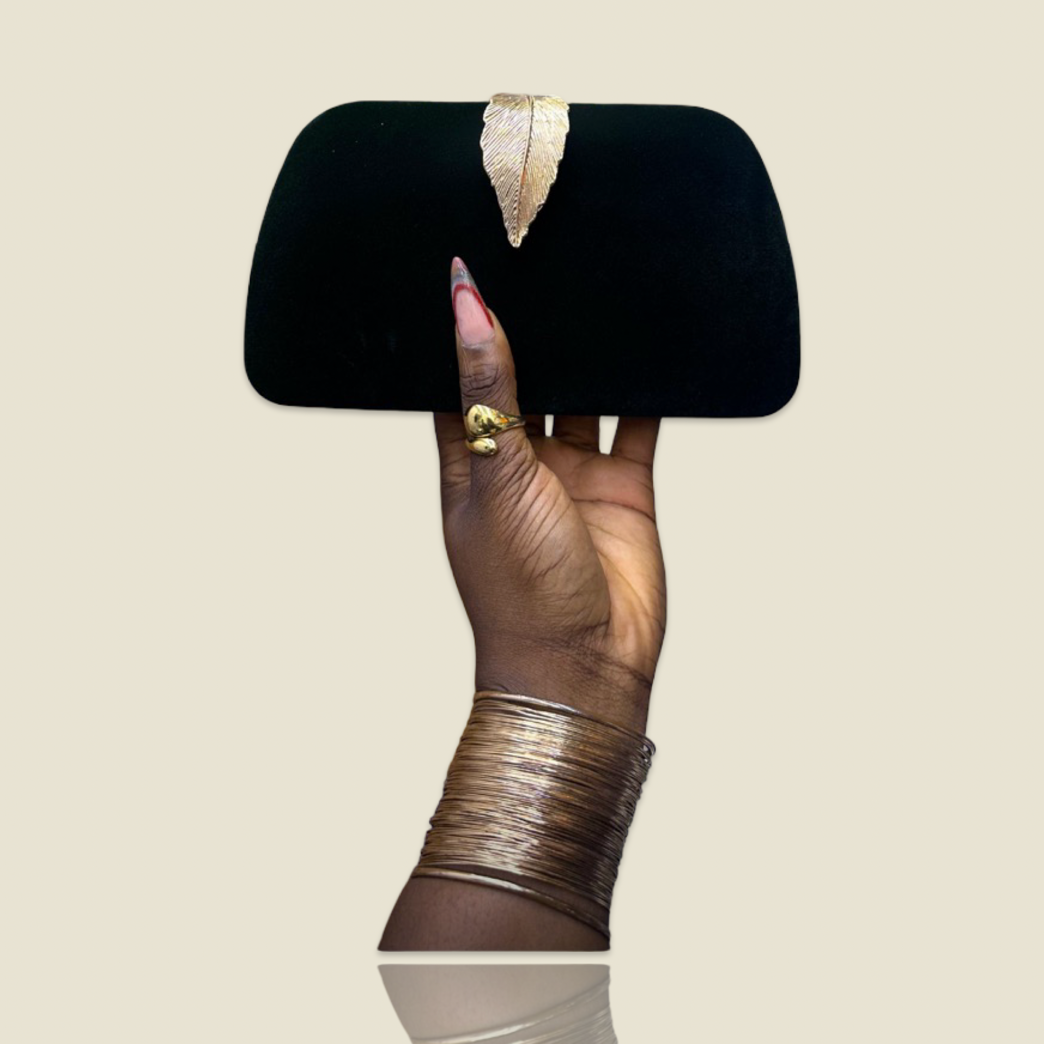 Ophelia velvet purse