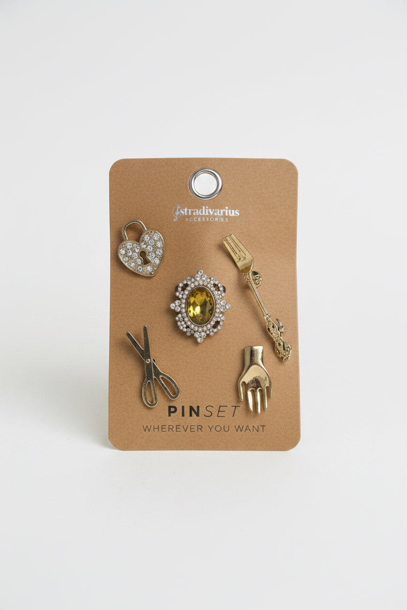 Stradivarius Lapel pin set