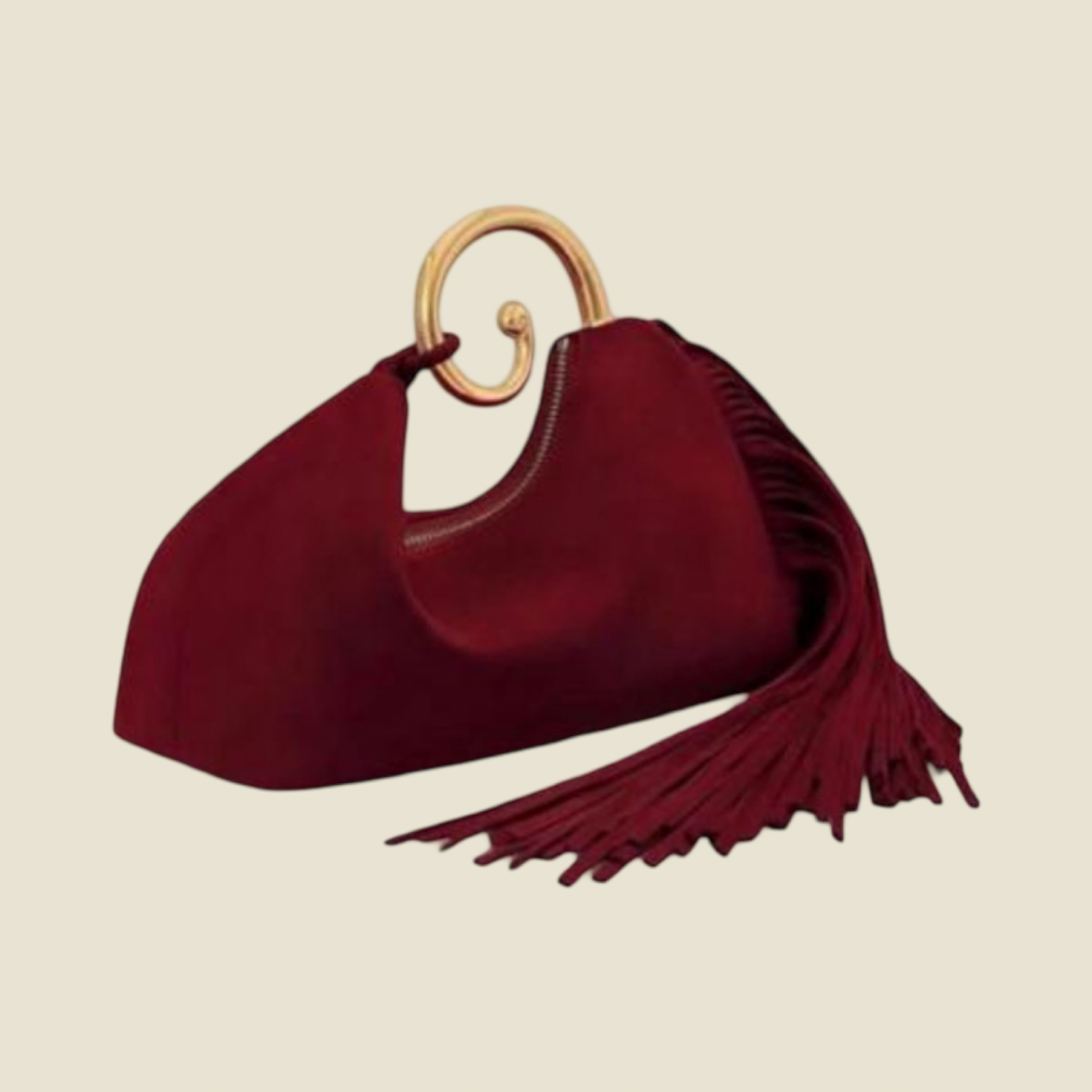 The Tassel Crescent Bag