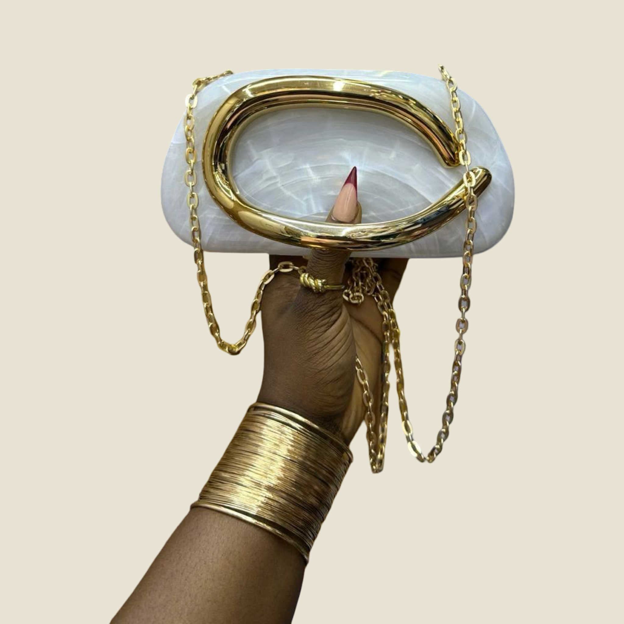 The Elodie Sculptural Purse