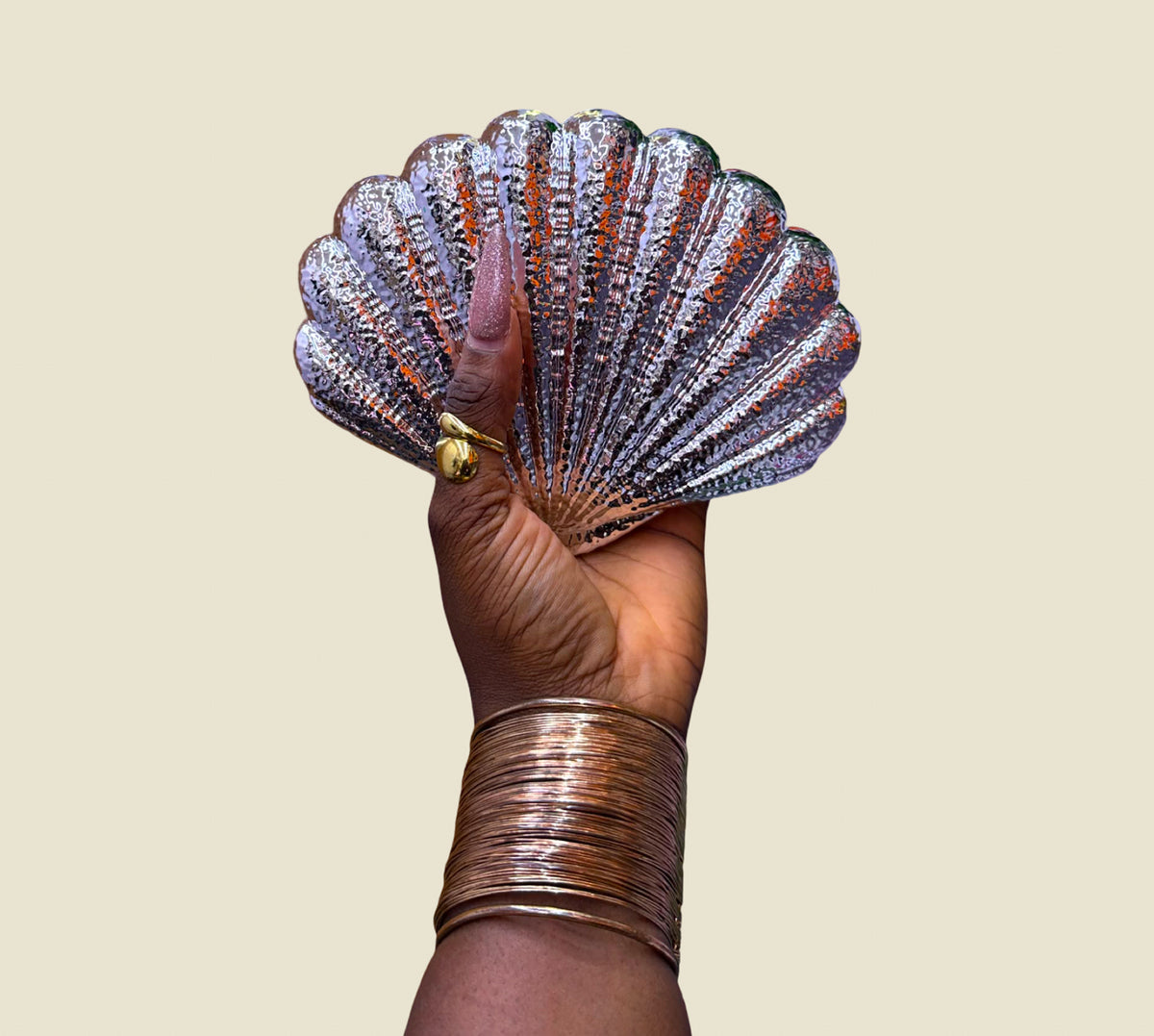 Shell Statement Purse