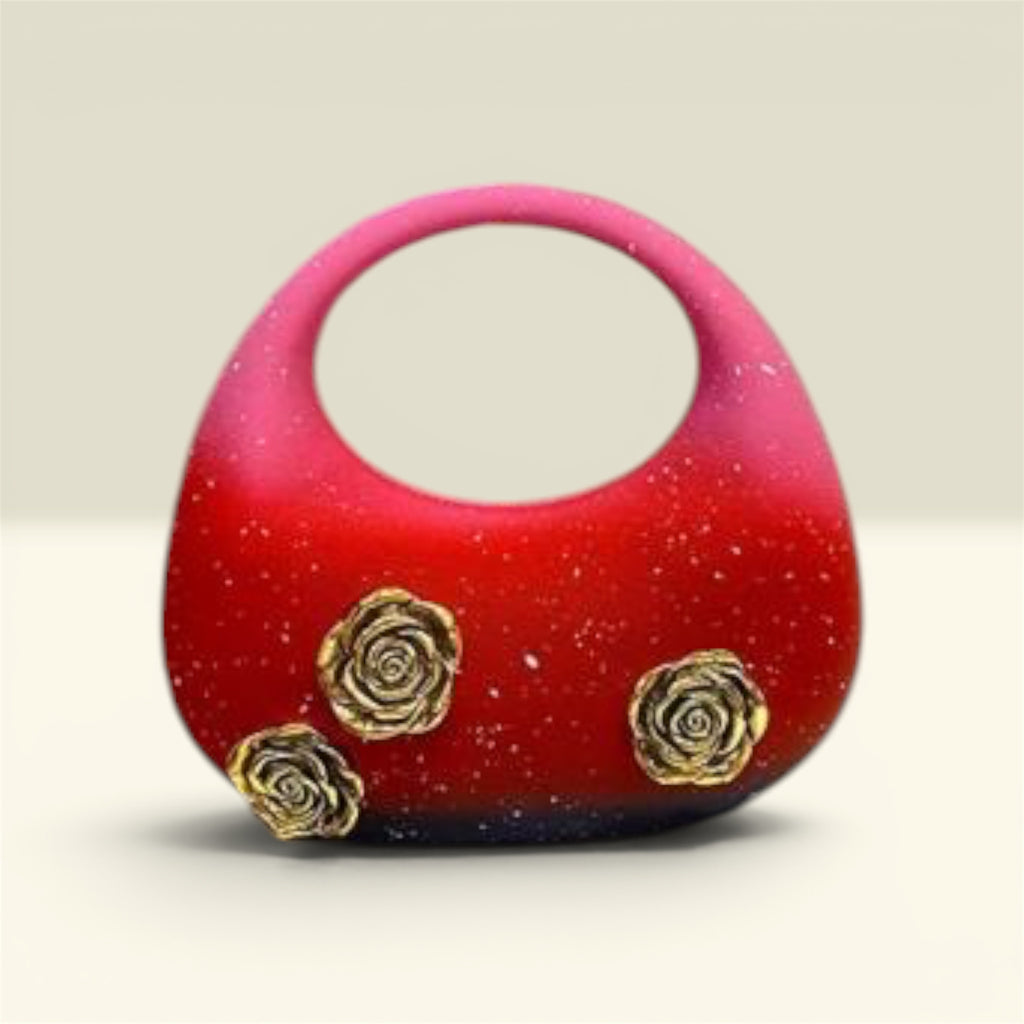 Rosette Evening Purse