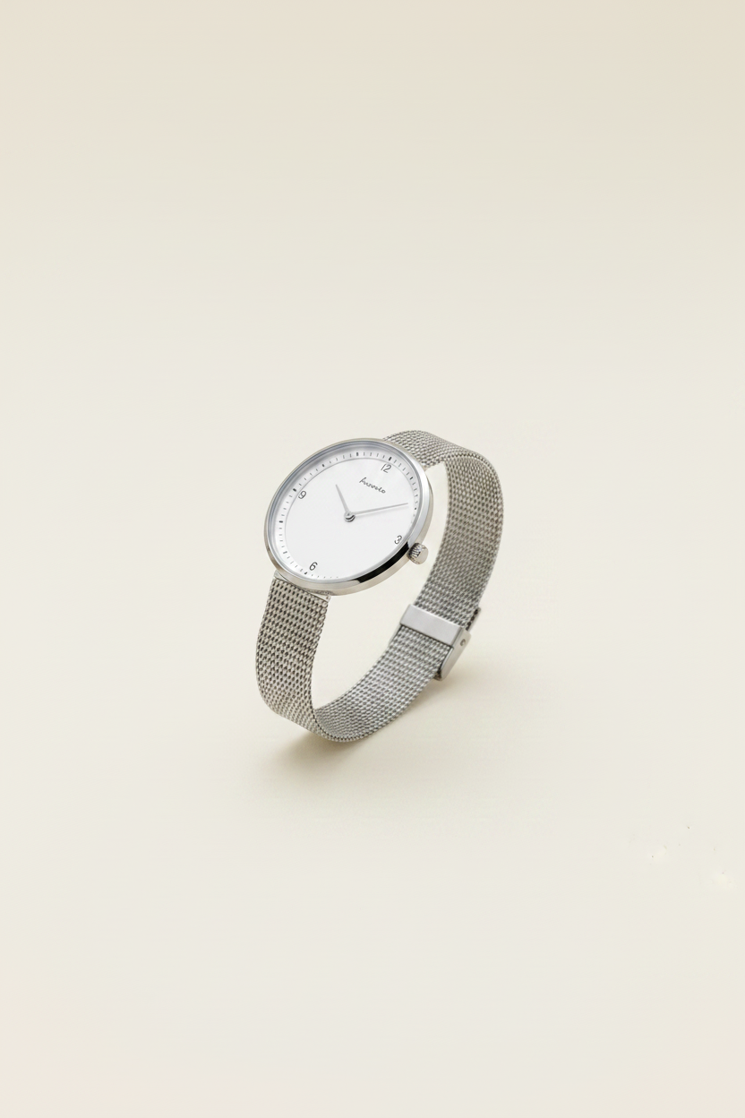 Mesh wristwatch