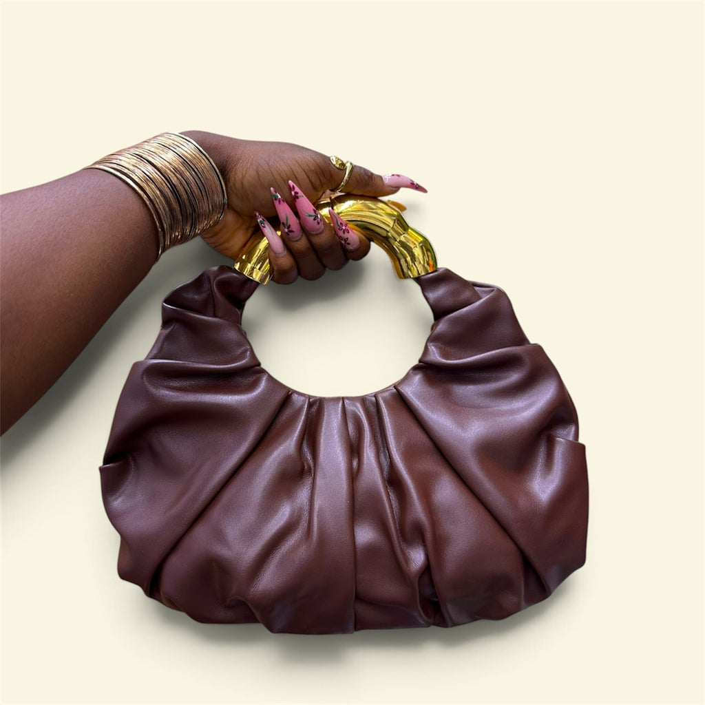 The Aurelia Ruched Handle Bag
