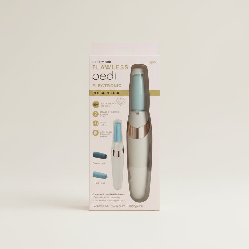 Electric 2 in 1 pedicure device