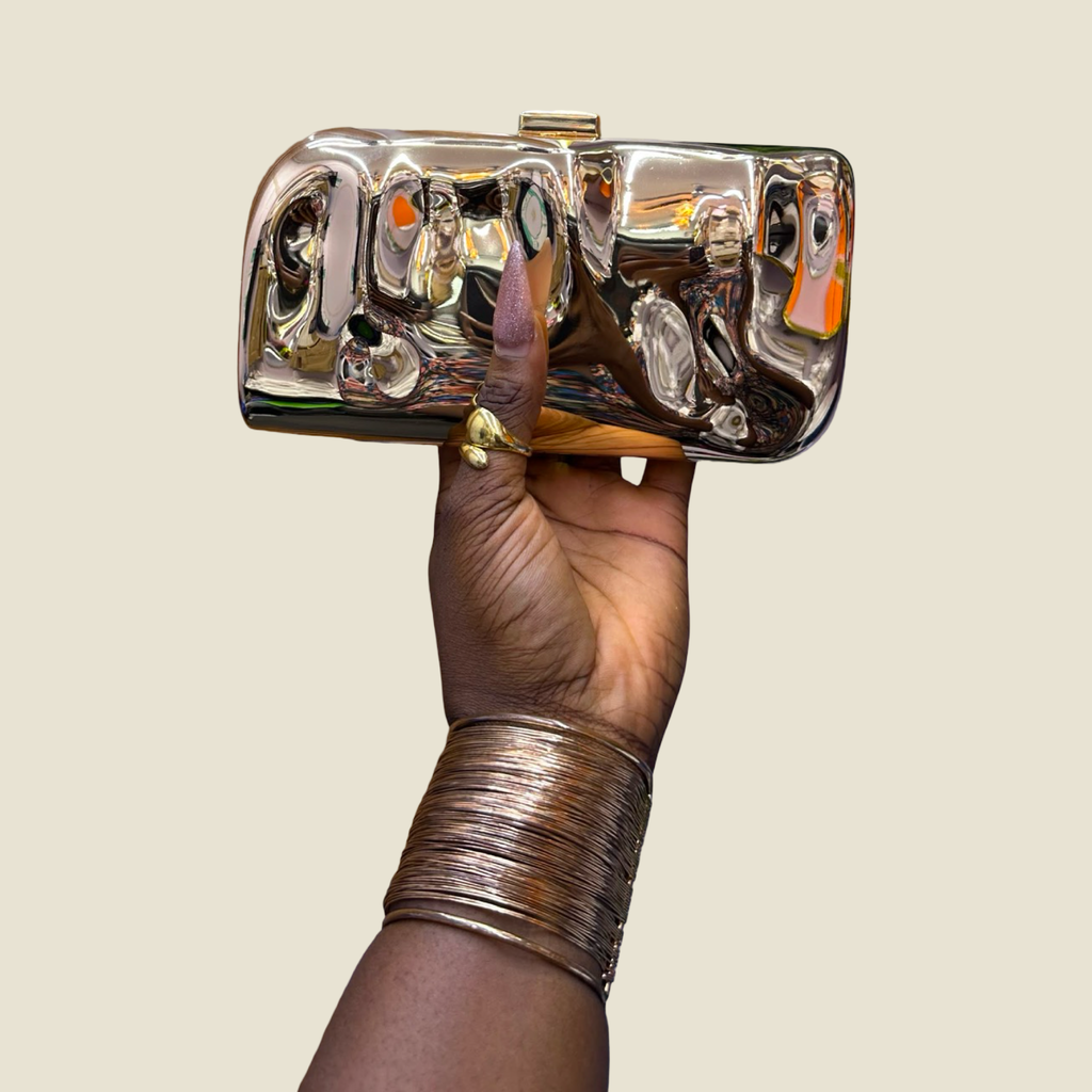 Prism Mirror Clutch purse