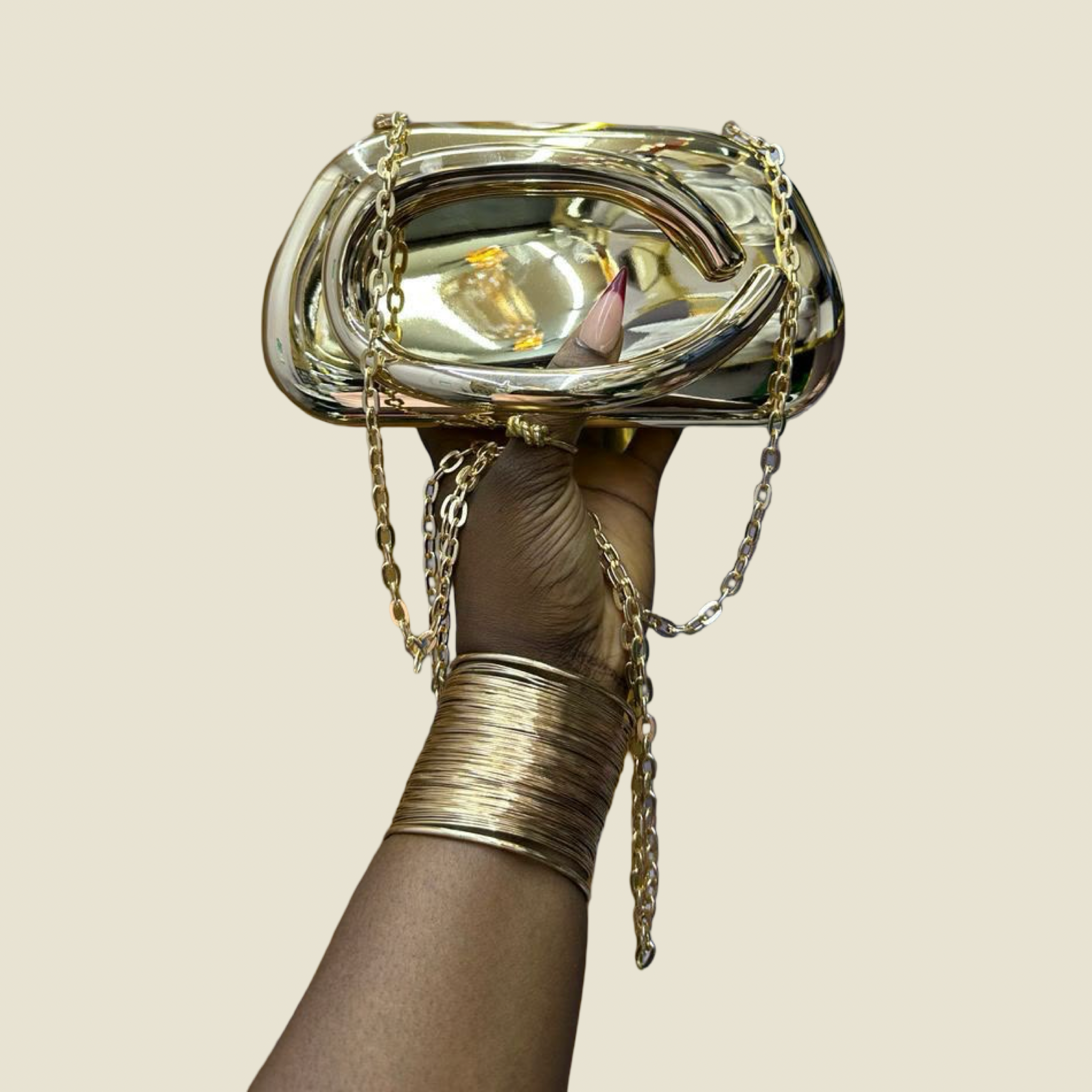 The Elodie Sculptural Purse
