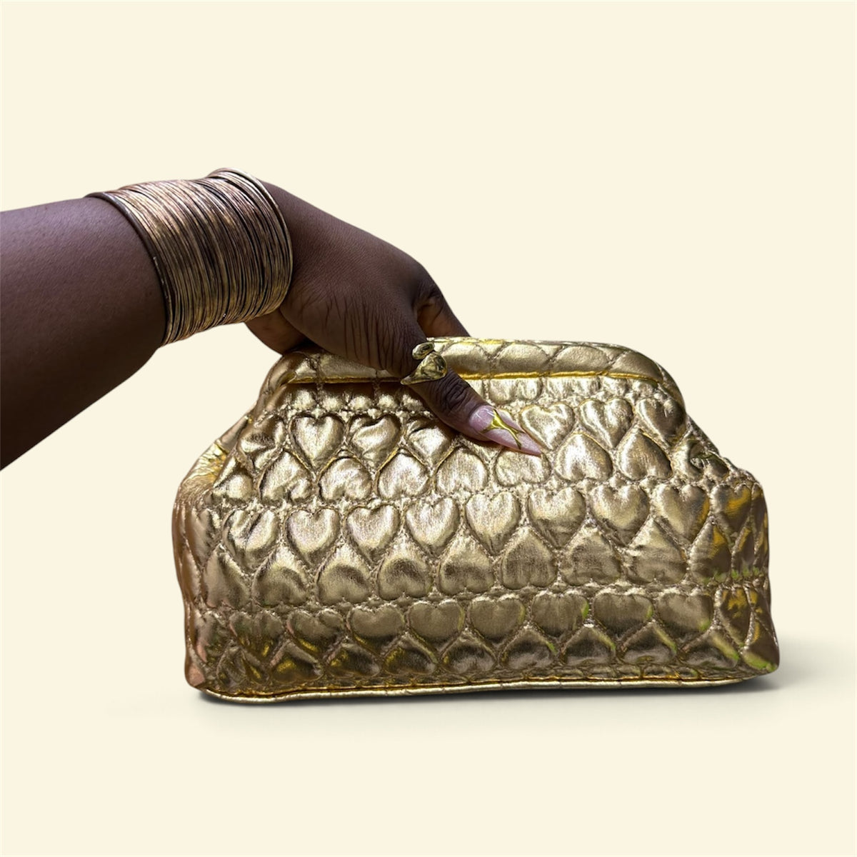 Gold Statement Purse