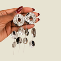 Molten Cascade Drop Earrings