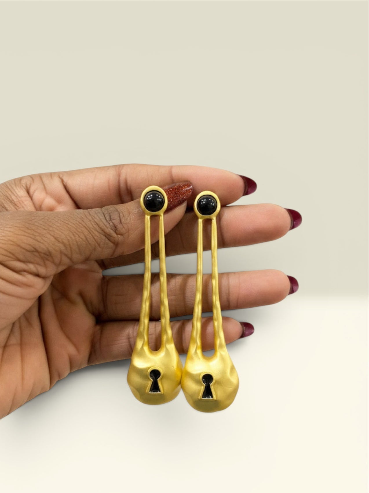 Lock & Shine Statement Earrings