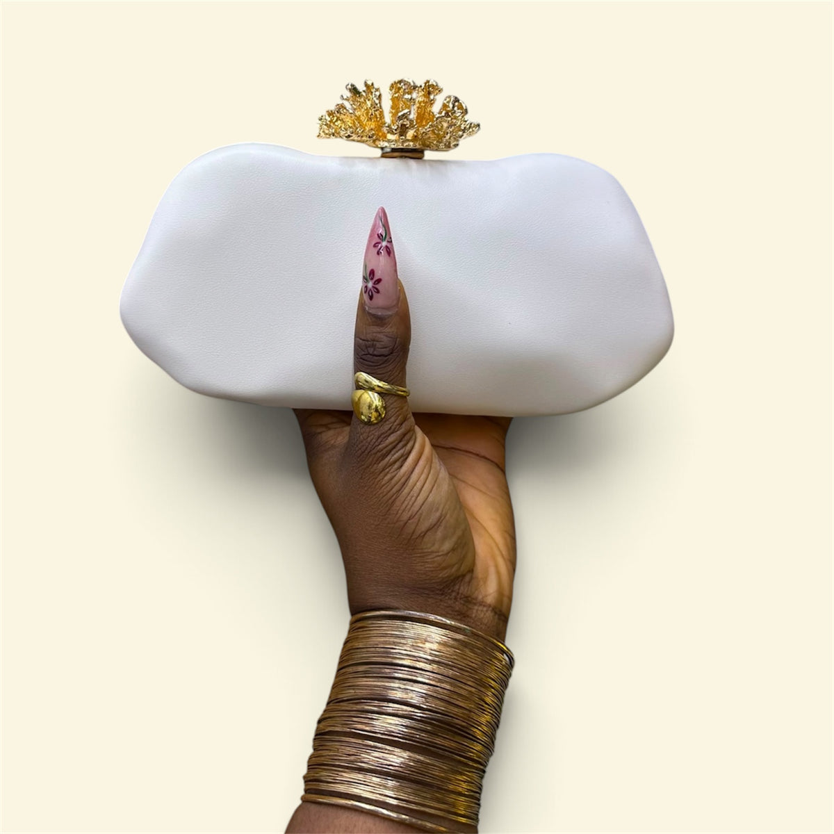 Coral Crown Purse