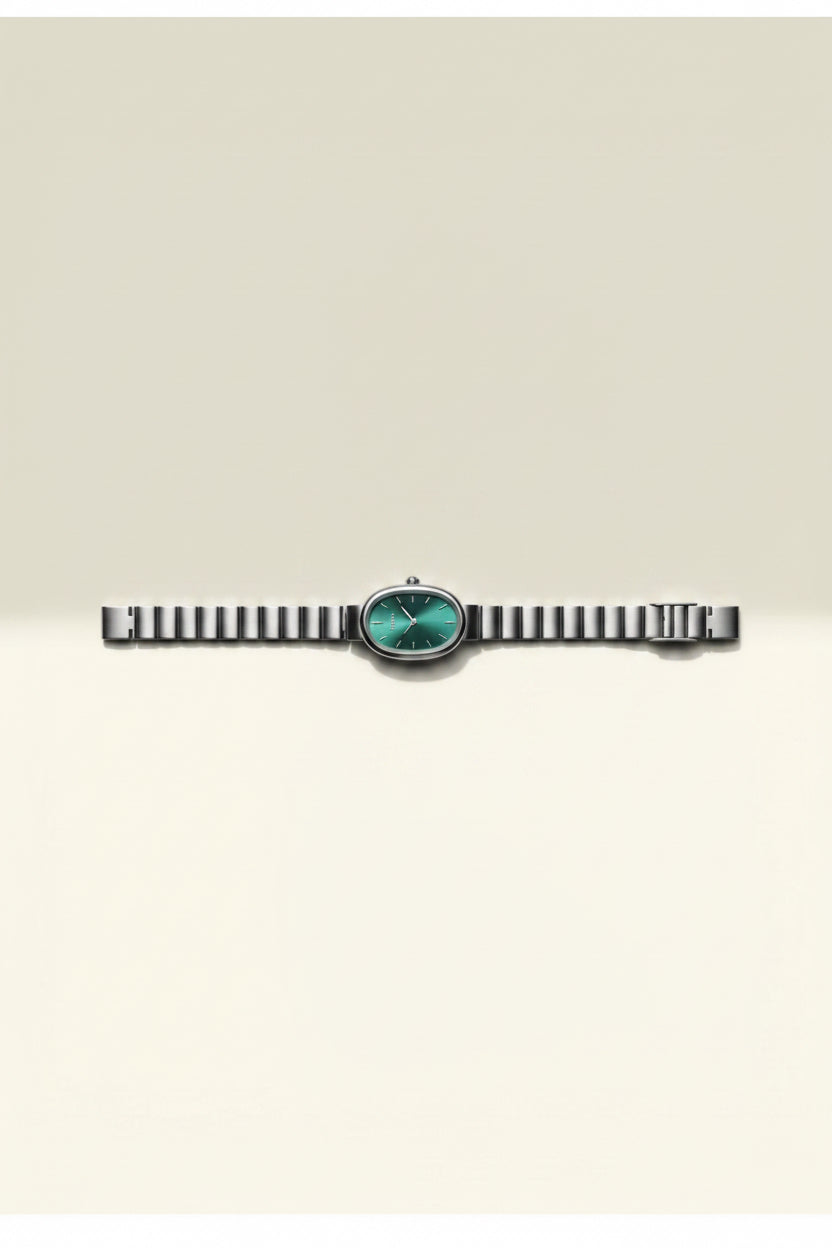 Steel wristwatch