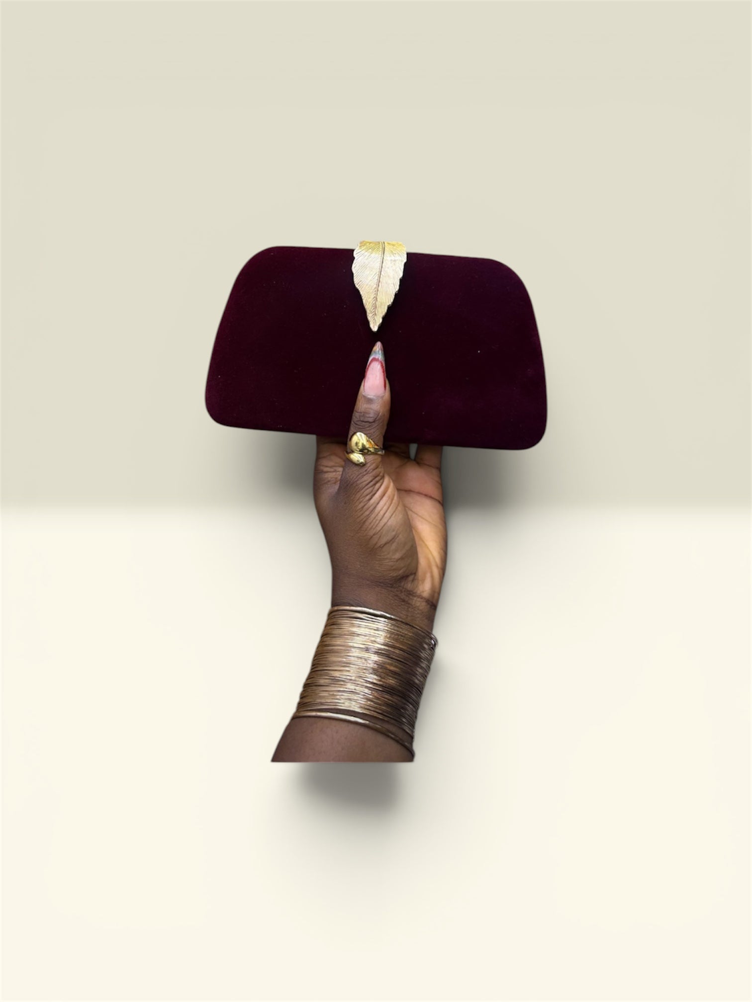 Ophelia velvet purse