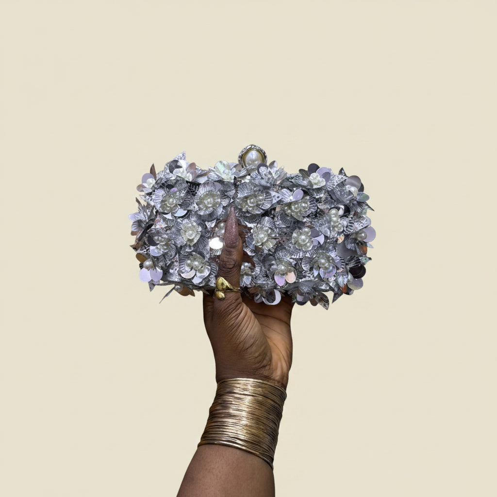 The Petal Bloom clutch purse