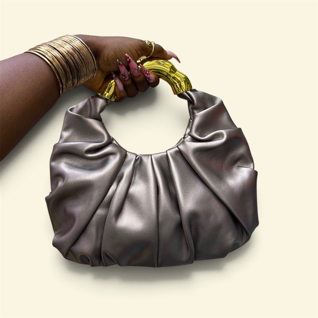 The Aurelia Ruched Handle Bag