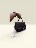 Zara Sculpted Top Handle bag