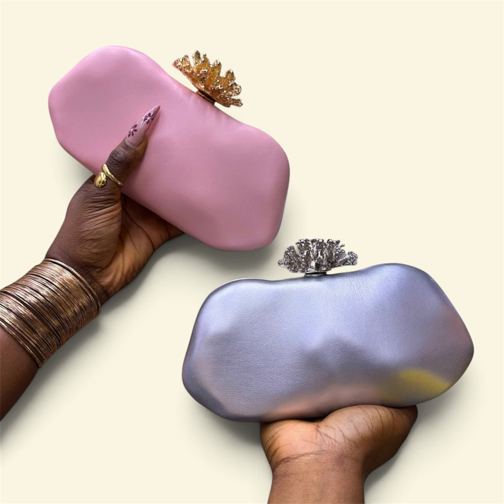 Coral Crown Purse