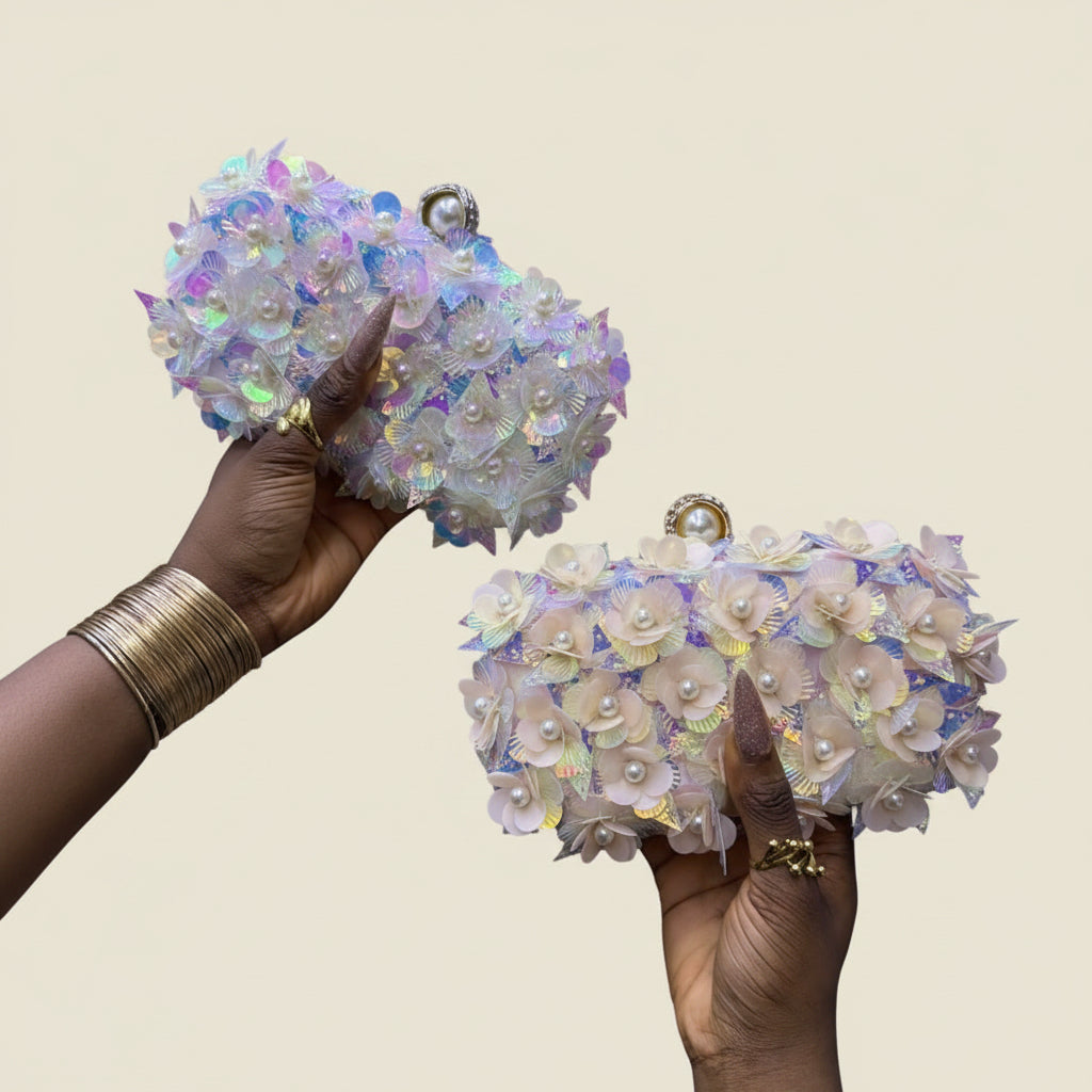 The Petal Bloom clutch purse