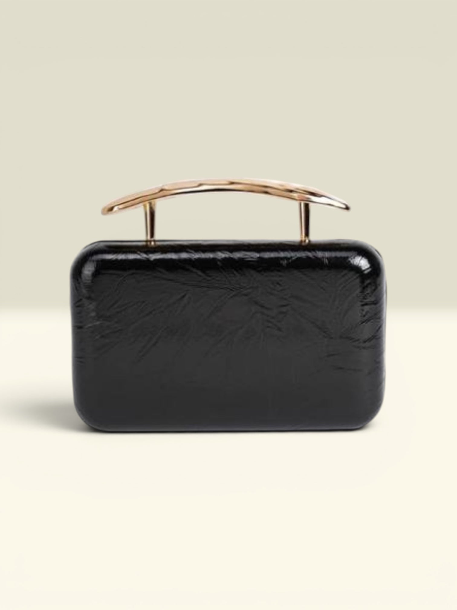 Structured Box purse With Top Handle