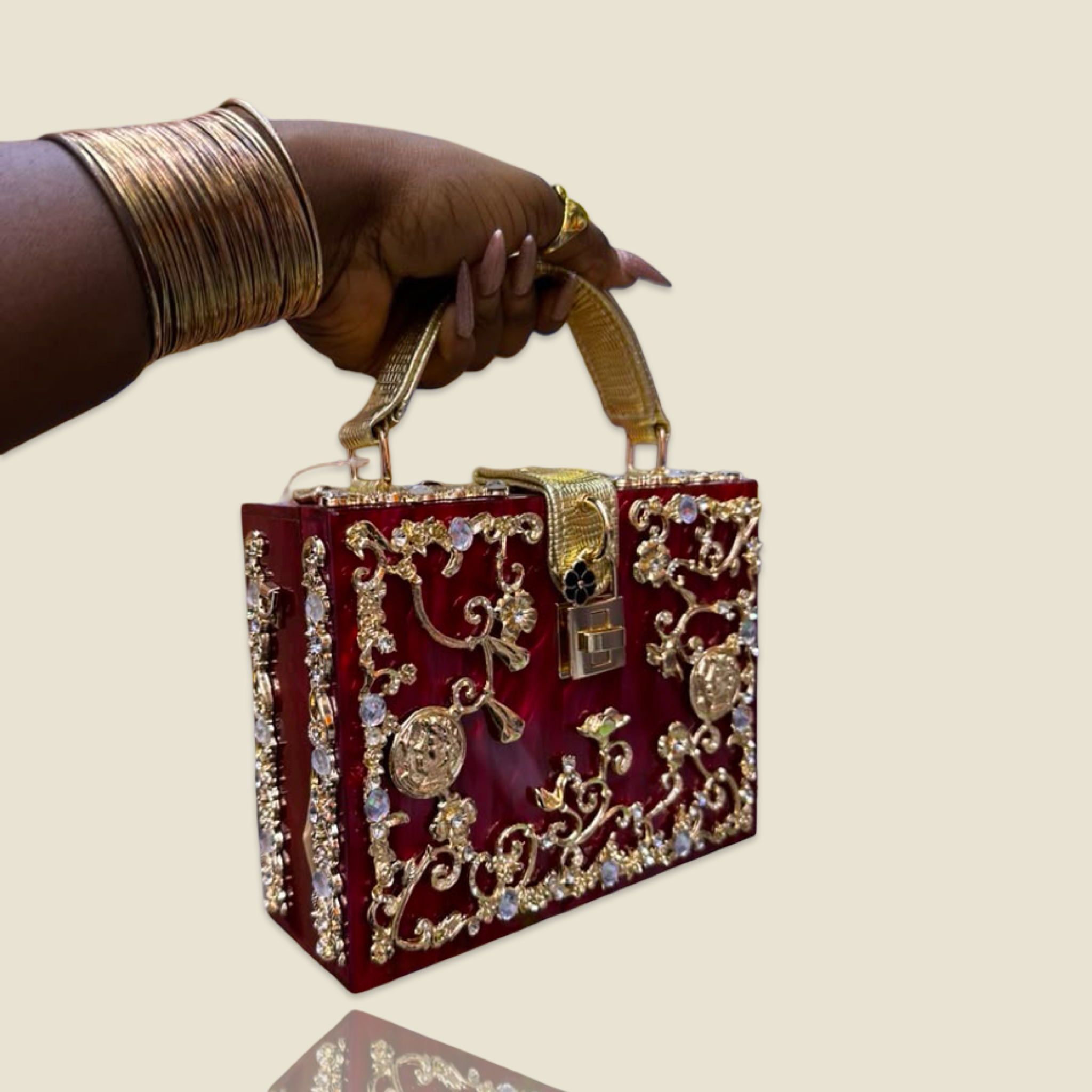 The Gilded Box Bag purse