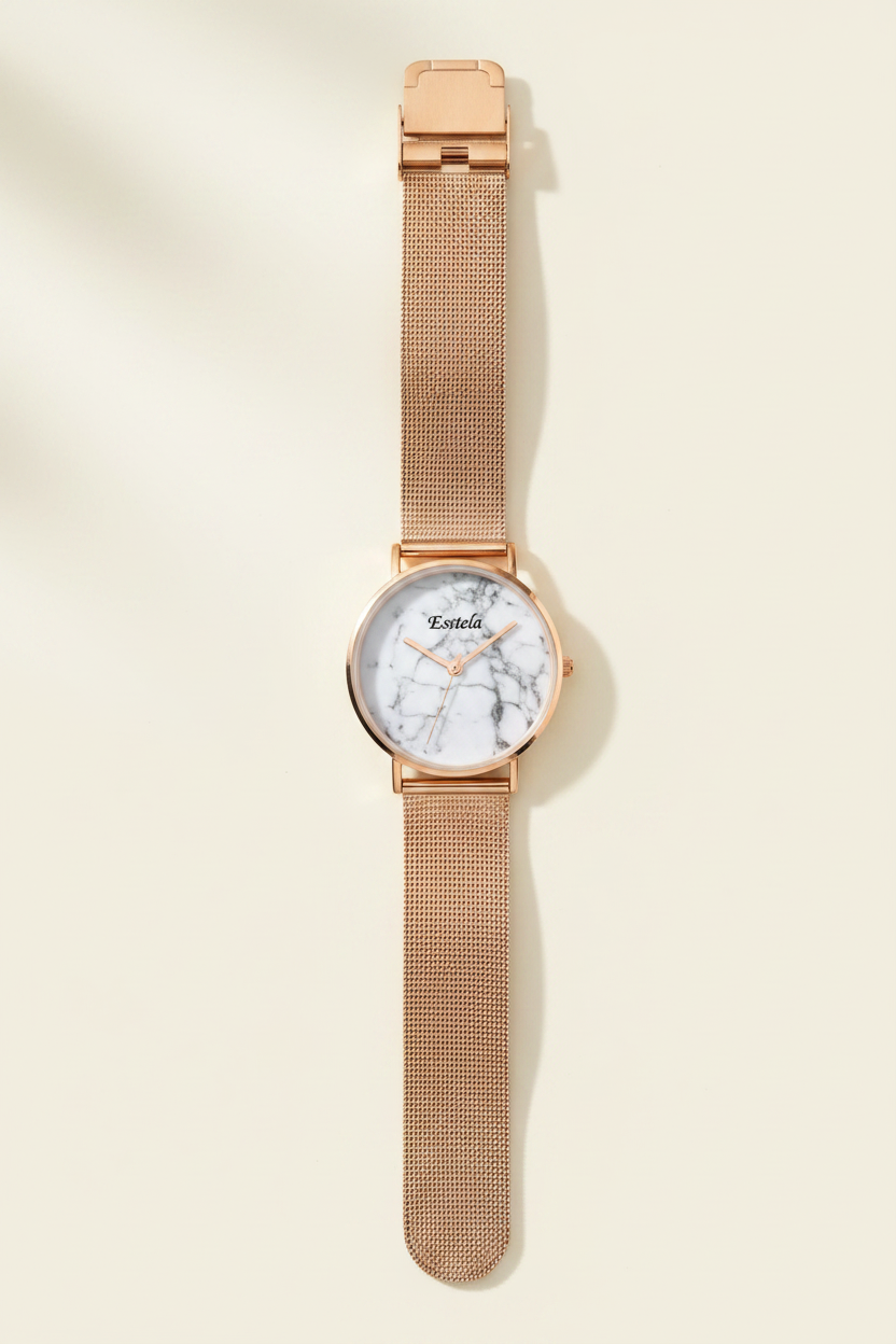 Mesh wristwatch