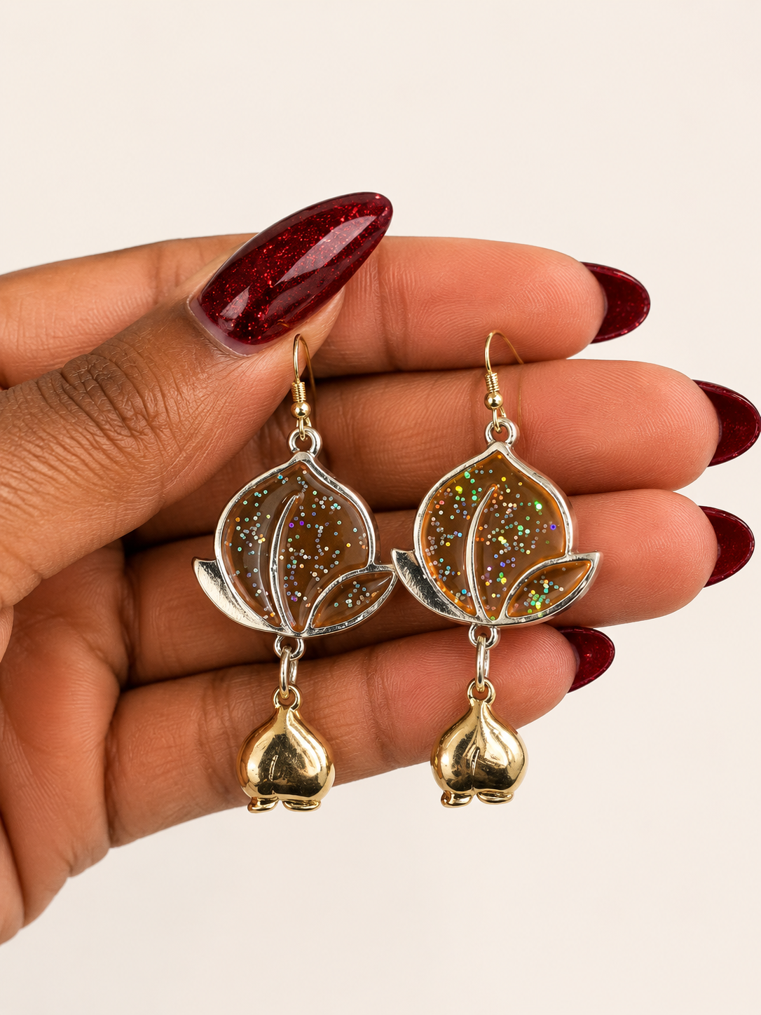 Anne Klein Tulip Drop Earrings