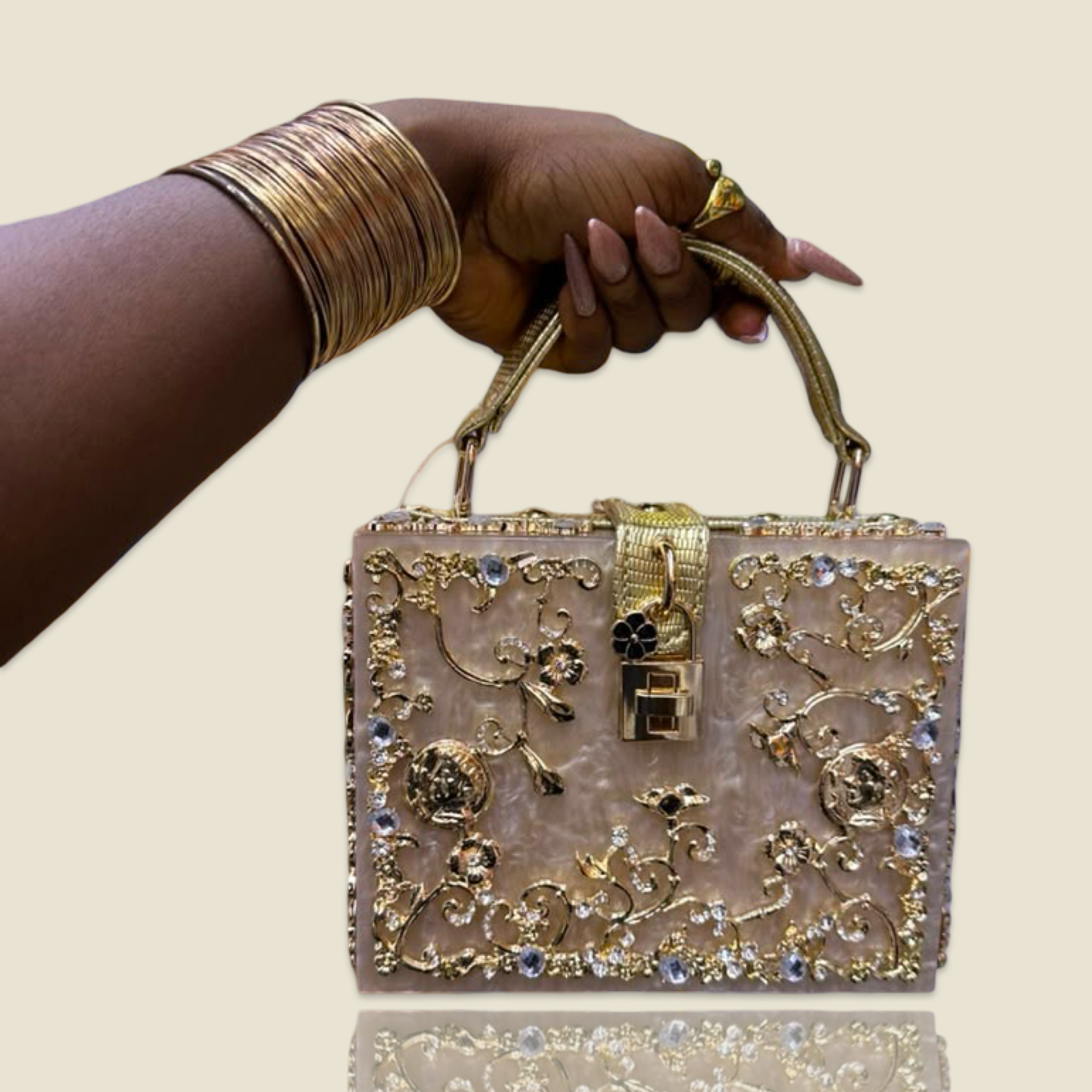 The Gilded Box Bag purse
