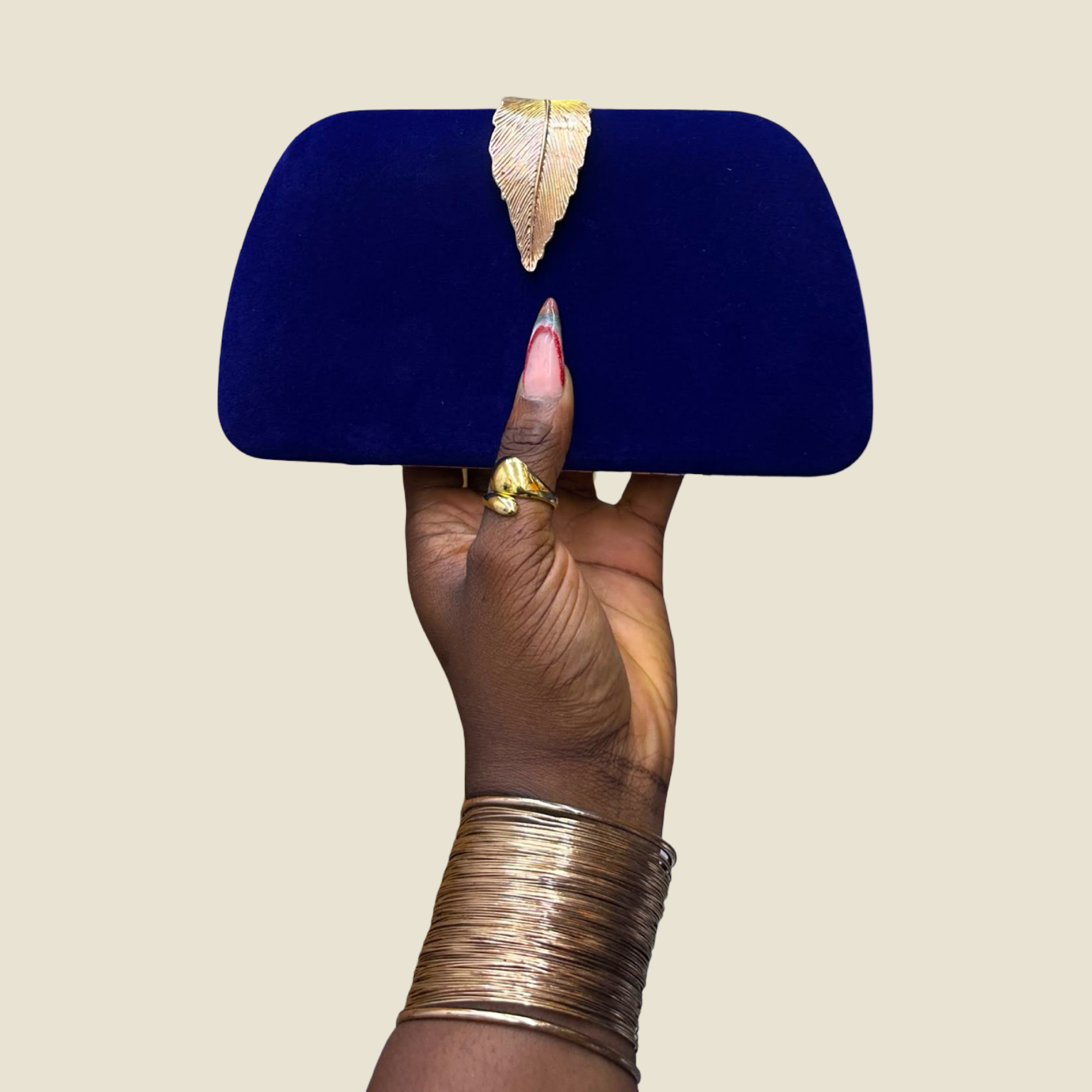 Ophelia velvet purse