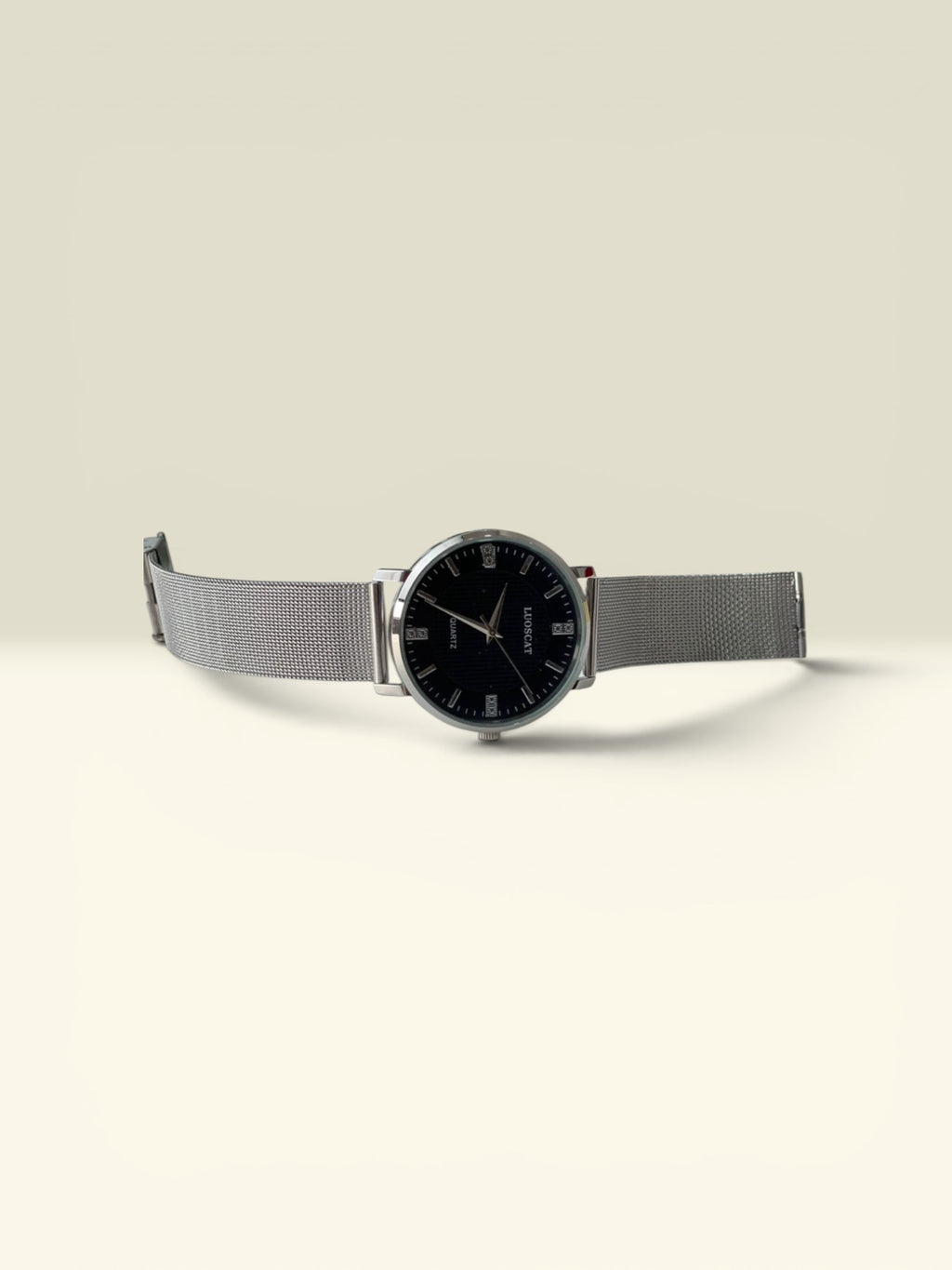 Mesh wristwatch