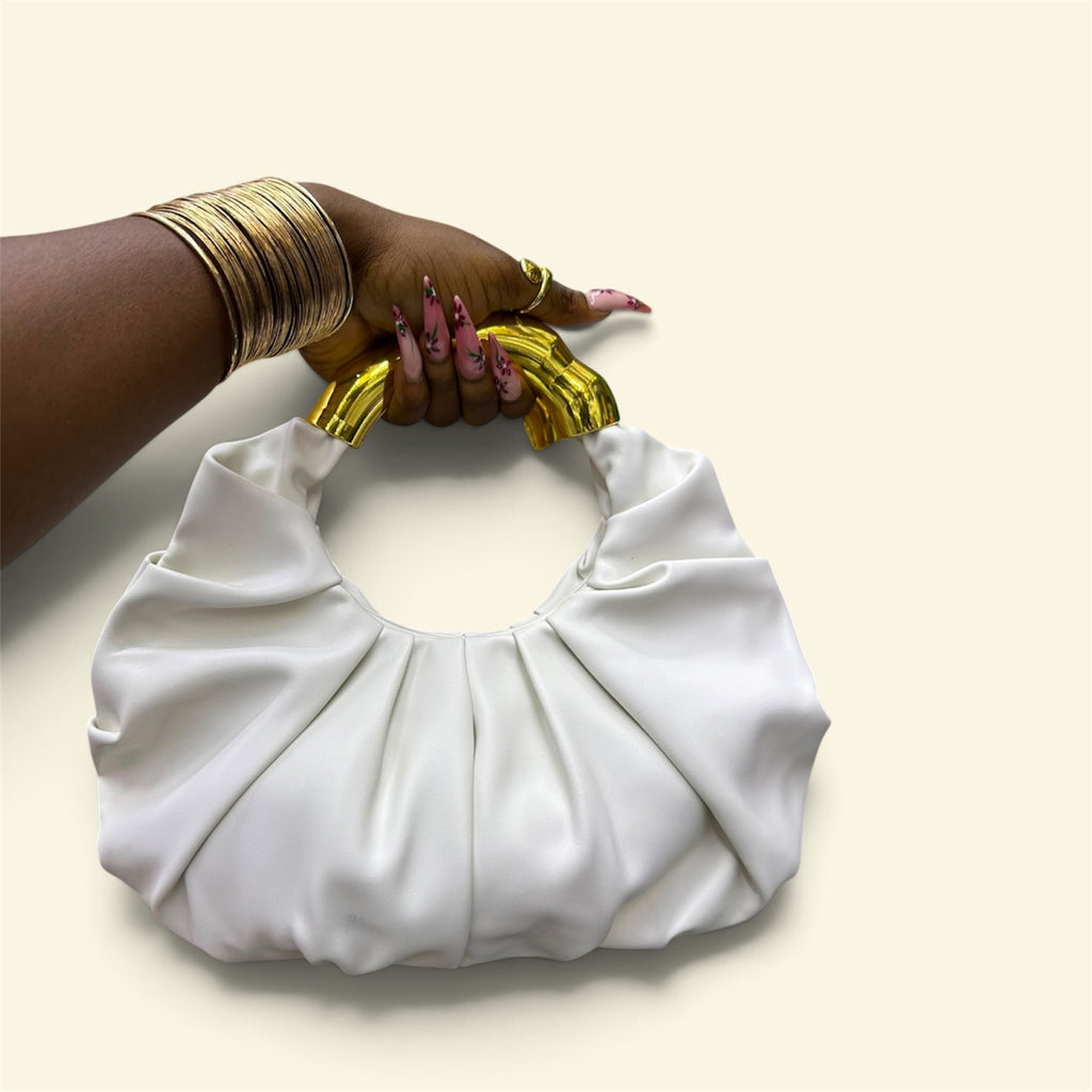 The Aurelia Ruched Handle Bag