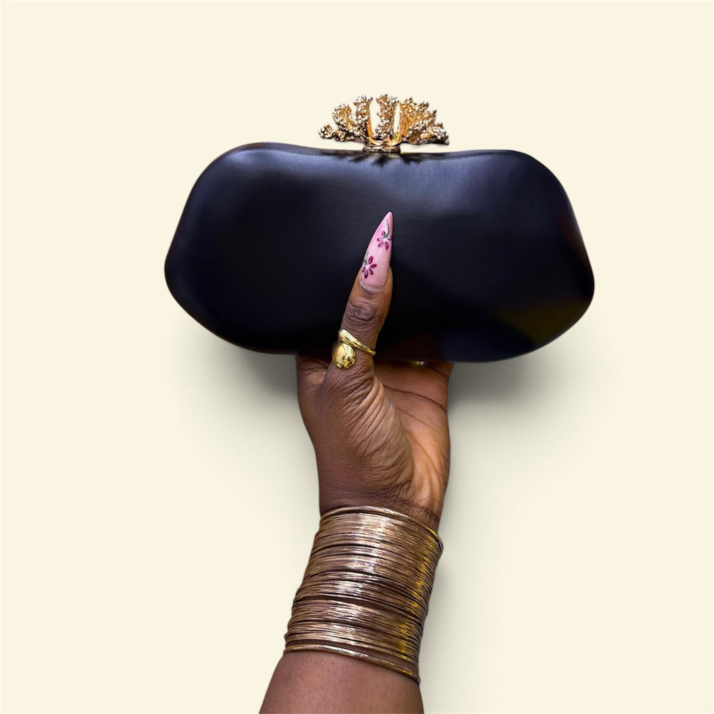 Coral Crown Purse