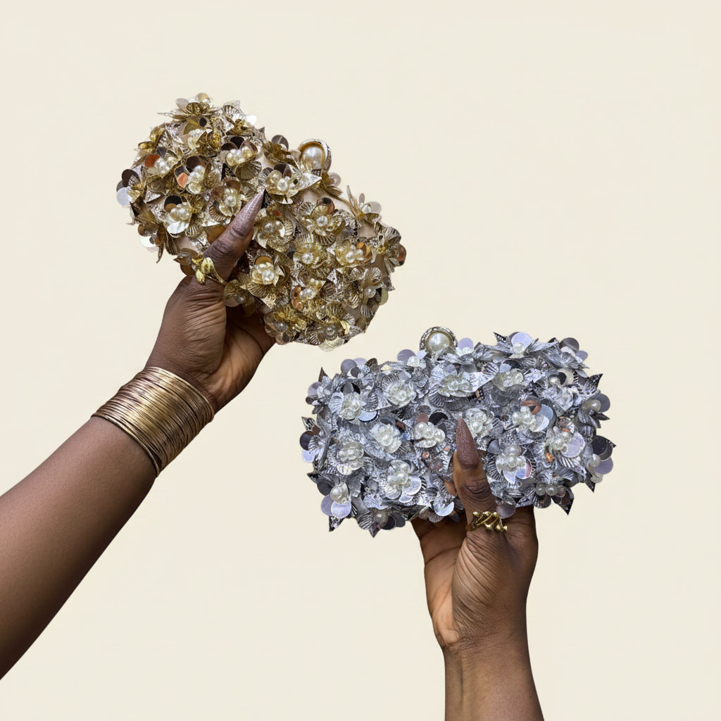 The Petal Bloom clutch purse