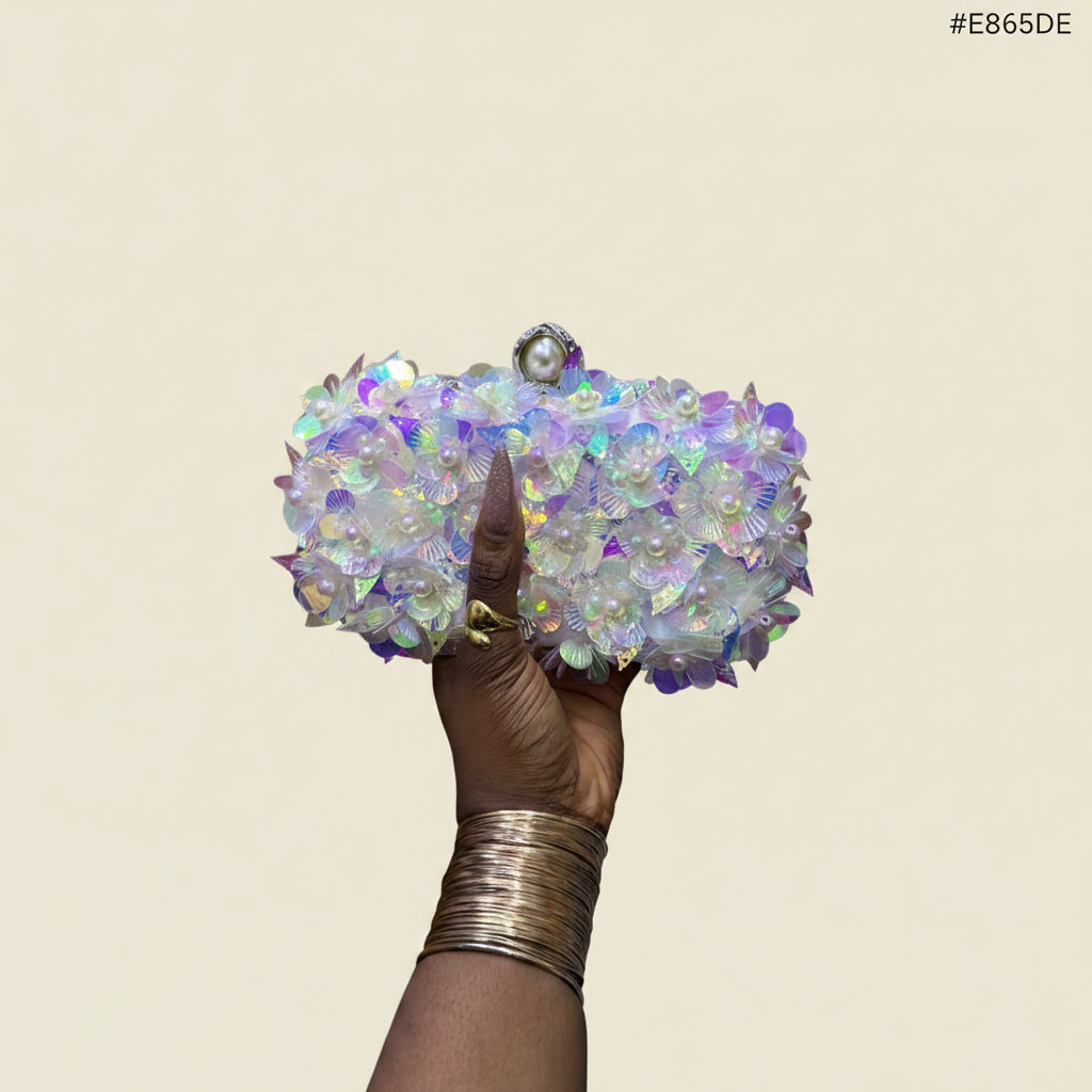 The Petal Bloom clutch purse