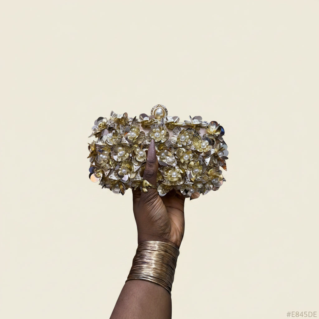 The Petal Bloom clutch purse