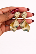 Gold Twist Earrings