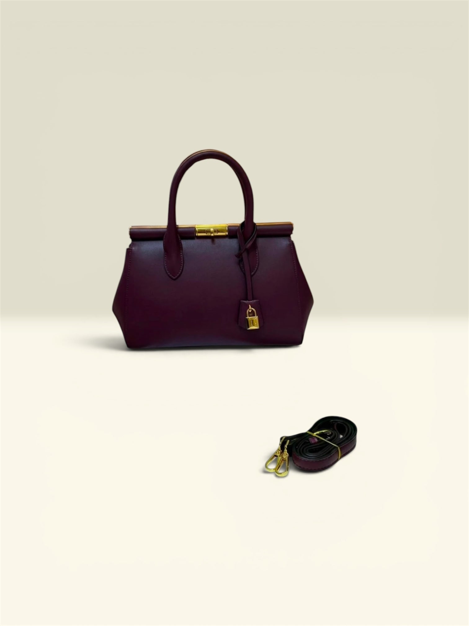 Executive Leather Medium Sized Handbag