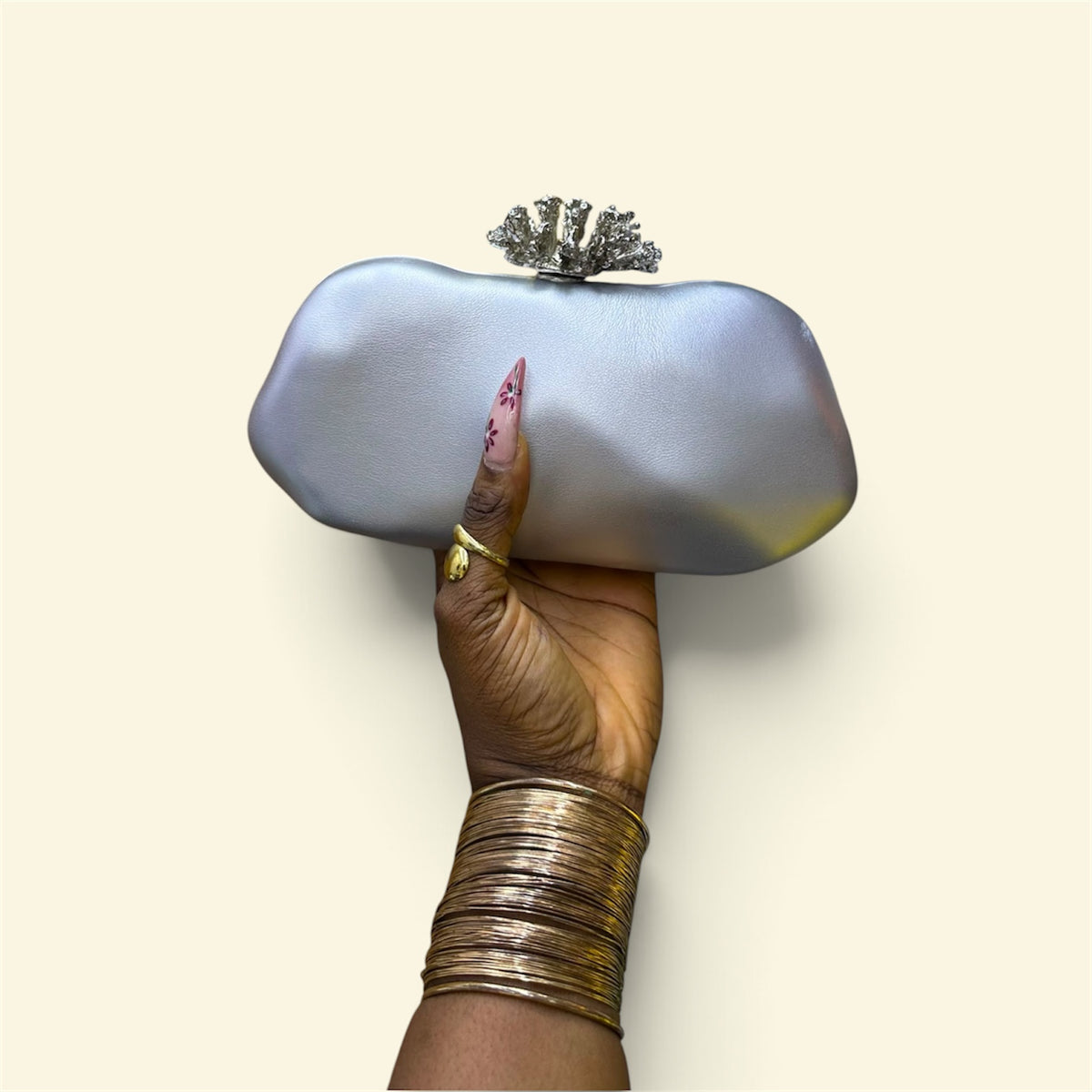 Coral Crown Purse