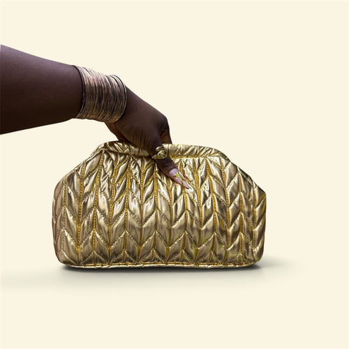 Gold Statement Purse