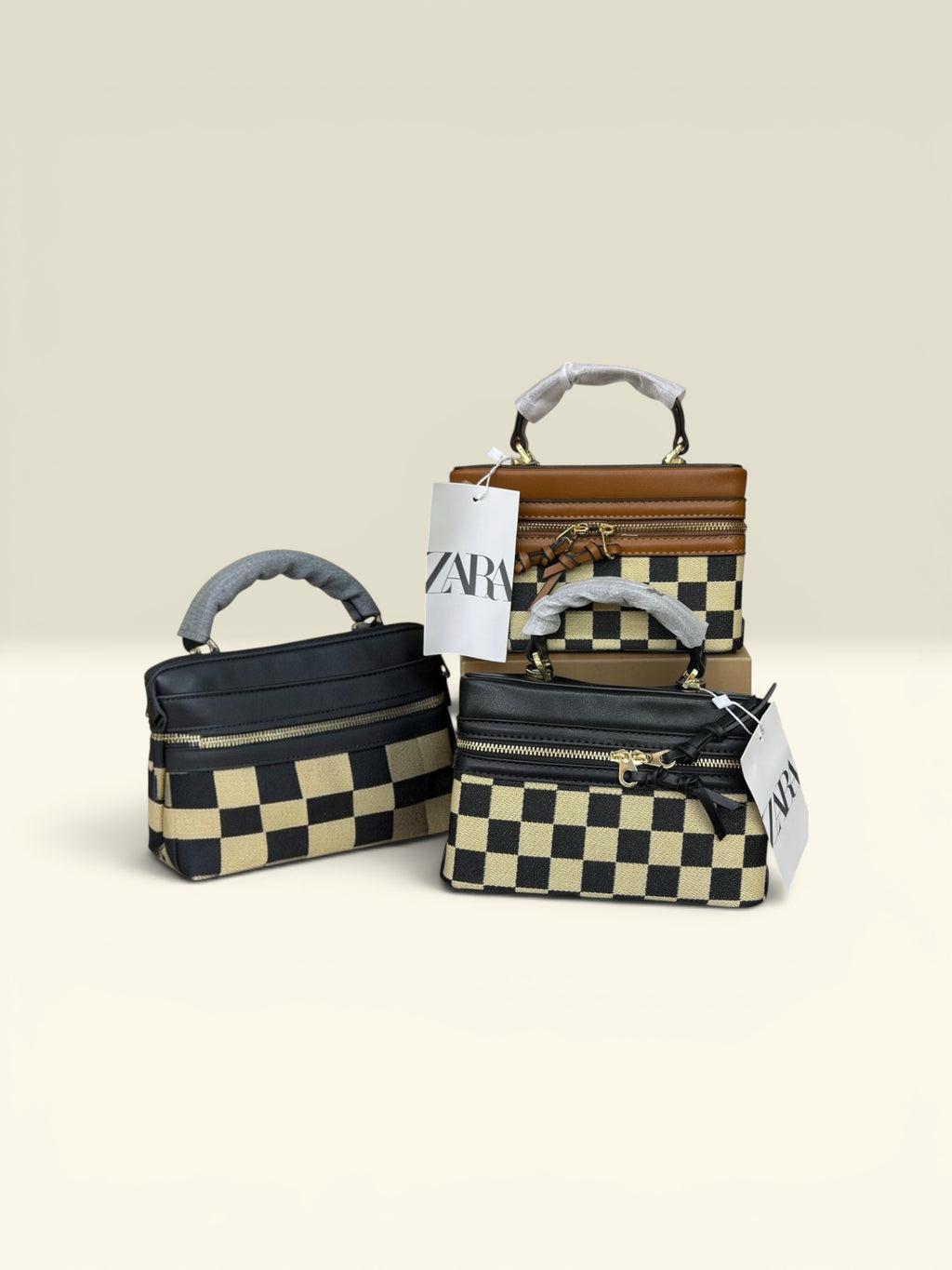 Zara Checkered Bag