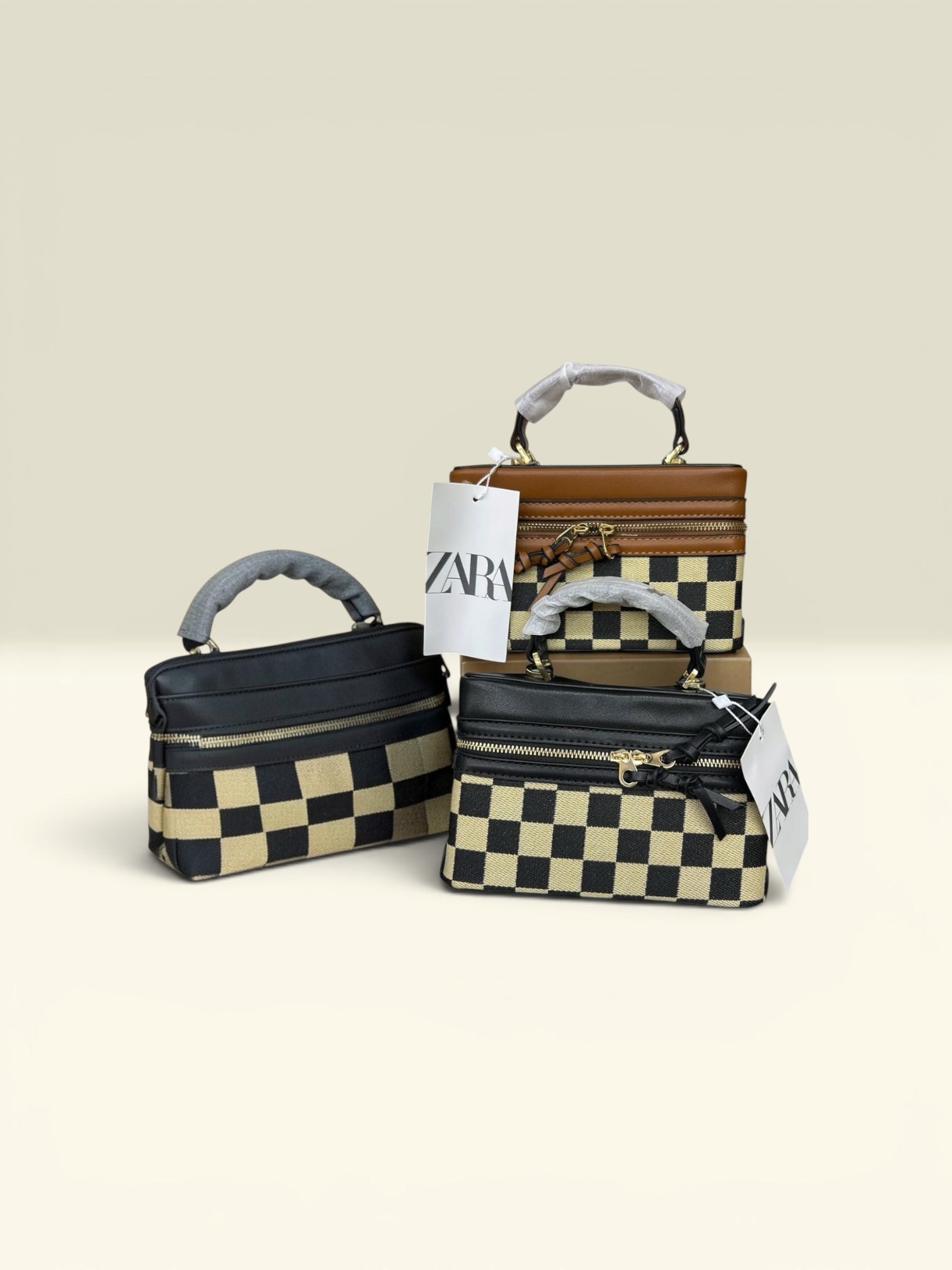 Zara Checkered Bag