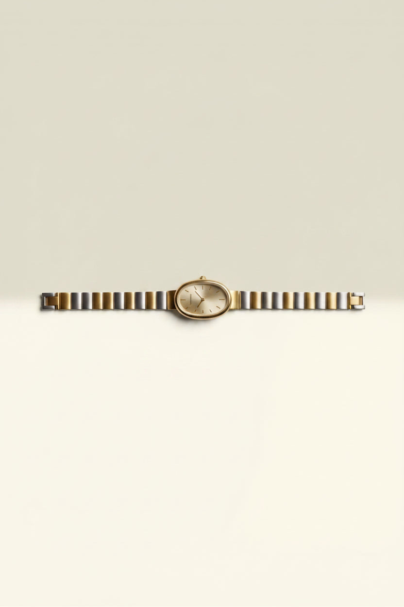 Steel wristwatch