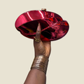 Crimson Mirror Aura Clutch purse