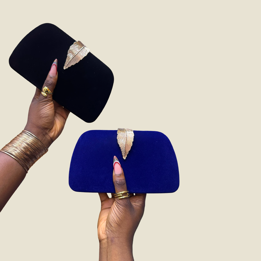 Ophelia velvet purse