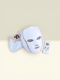 THE GOOD FIND white LED facial mask with remote control for skin rejuvenation and at-home spa treatment.